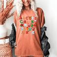 Teacher Christmas Alphabet Back To School Holiday Learning Women's Comfort Colors T-Shirt Yam Teacher Christmas Alphabet Back To School Holiday Learning Women's Comfort Colors T-Shirt Yam