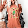 Teacher Christmas Shirts Pajama Matching Rockin' Around The Classroom -Adult Short Sleeve Small Modern Festive Christmas Teacher Xmas Vibes T-Shirt Women's Comfort Colors T-Shirt Yam