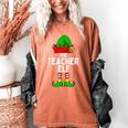 Teacher Elf Matching Family Christmas Women Men Women's Comfort Colors T-Shirt Yam Teacher Elf Matching Family Christmas Women Men Women's Comfort Colors T-Shirt Yam