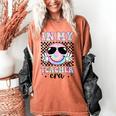 In My Teacher Era Groovy Tie Dye Back To School Cute Teacher Women's Comfort Colors T-Shirt Yam In My Teacher Era Groovy Tie Dye Back To School Cute Teacher Women's Comfort Colors T-Shirt Yam