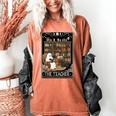 The Teacher Ghost Book Reading Books Lover Halloween Women's Comfort Colors T-Shirt Yam The Teacher Ghost Book Reading Books Lover Halloween Women's Comfort Colors T-Shirt Yam