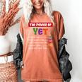 Teacher Growth Mindset Power Of Yet Women's Comfort Colors T-Shirt Yam Teacher Growth Mindset Power Of Yet Women's Comfort Colors T-Shirt Yam
