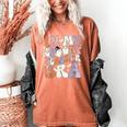 Teacher Halloween In My Spooky Teacher Era Retro Groovy Women's Comfort Colors T-Shirt Yam