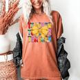 Teacher Pencil Coquette Bow Back To School Teacher Women's Comfort Colors T-Shirt Yam