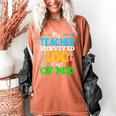 My Teacher Survived 100 Days Of Me Dab 100 Days Of School For Men Women Kids Women's Comfort Colors T-Shirt Yam My Teacher Survived 100 Days Of Me Dab 100 Days Of School For Men Women Kids Women's Comfort Colors T-Shirt Yam