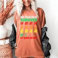 My Teacher Survived 67 Days Of Me School Kids Costume Women's Comfort Colors T-Shirt Yam My Teacher Survived 67 Days Of Me School Kids Costume Women's Comfort Colors T-Shirt Yam