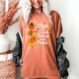 Teacher Thanksgiving I Teach The Cutest Turkeys In The Patch Women's Comfort Colors T-Shirt Yam Teacher Thanksgiving I Teach The Cutest Turkeys In The Patch Women's Comfort Colors T-Shirt Yam