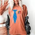 Teacher Tie & Pocket Protector Costume School Women's Comfort Colors T-Shirt Yam Teacher Tie & Pocket Protector Costume School Women's Comfort Colors T-Shirt Yam