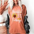 Teachers Thanksgiving Thankful For My Little Turkeys Women's Comfort Colors T-Shirt Yam Teachers Thanksgiving Thankful For My Little Turkeys Women's Comfort Colors T-Shirt Yam
