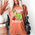 Teachersaurus Rex Dinosaur Like A Normal Teacher Saurus Women's Comfort Colors T-Shirt Yam Teachersaurus Rex Dinosaur Like A Normal Teacher Saurus Women's Comfort Colors T-Shirt Yam