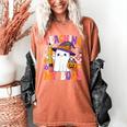 Teaching My Boos Ghost Teacher Cute Pencil Halloween Teacher Women's Comfort Colors T-Shirt Yam