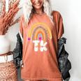 Team TK Transitional Kindergaten TK Crew Squad Teacher Kids Women's Comfort Colors T-Shirt Yam