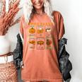 Thankful Syllables Thanksgiving Phonics Reading Teacher Fall Women's Comfort Colors T-Shirt Yam Thankful Syllables Thanksgiving Phonics Reading Teacher Fall Women's Comfort Colors T-Shirt Yam