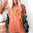 In My Thankful Teacher Era Cute Groovy Thanksgiving Teacher Women's Comfort Colors T-Shirt Yam In My Thankful Teacher Era Cute Groovy Thanksgiving Teacher Women's Comfort Colors T-Shirt Yam