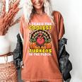 Thanksgiving I Teach Coolest Turkeys Teacher Fall Women Men Women's Comfort Colors T-Shirt Yam