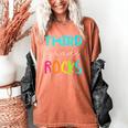Third Grade Rocks Shirt Team 3rd Grade Teacher Women's Comfort Colors T-Shirt Yam
