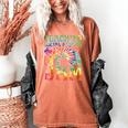Tie Dye Teaching Social Studies Is My Jam Sunglasses Teacher Women's Comfort Colors T-Shirt Yam Tie Dye Teaching Social Studies Is My Jam Sunglasses Teacher Women's Comfort Colors T-Shirt Yam