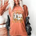TK Boo Crew Preppy Halloween Floral Ghost TK Teacher Team TK Women's Comfort Colors T-Shirt Yam TK Boo Crew Preppy Halloween Floral Ghost TK Teacher Team TK Women's Comfort Colors T-Shirt Yam