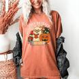 Trick Or Teach Retro Halloween Teacher Women Men Costume Women's Comfort Colors T-Shirt Yam Trick Or Teach Retro Halloween Teacher Women Men Costume Women's Comfort Colors T-Shirt Yam