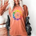 Unique For Artists By ADS Color Wheel Educational Art Teacher Dog Themed Artist Small Women's Comfort Colors T-Shirt Yam
