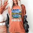 Van Go Retro Vanlife Art Teacher Women's Comfort Colors T-Shirt Yam Van Go Retro Vanlife Art Teacher Women's Comfort Colors T-Shirt Yam