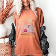 Weird Science Skeleton Halloween Teachers Brew Knowledge Women's Comfort Colors T-Shirt Yam