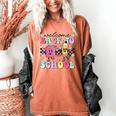 Welcome Back To School 2024 Teachers Students First Day Women's Comfort Colors T-Shirt Yam