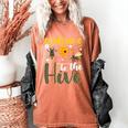 Welcome To The Hive Bee Teacher Back To School Women's Comfort Colors T-Shirt Yam