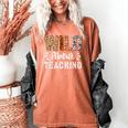 Wild About Teaching Teacher Lover Animals Leopard Zebra Women's Comfort Colors T-Shirt Yam Wild About Teaching Teacher Lover Animals Leopard Zebra Women's Comfort Colors T-Shirt Yam