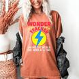 Wonder Teacher Costume Shirt Teacher Halloween Costume Men Women Women's Comfort Colors T-Shirt Yam Wonder Teacher Costume Shirt Teacher Halloween Costume Men Women Women's Comfort Colors T-Shirt Yam