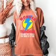 Wonder Teacher Costume Shirt Teacher Halloween Costume Tee Women's Comfort Colors T-Shirt Yam