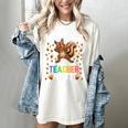 100 Days Of Driving My Teacher Nuts Dabbing Squirrel School Women's Comfort Colors T-Shirt Ivory