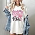 4th Fourth Grade Vibes Back To School Coquette Teacher Girl Women's Comfort Colors T-Shirt Ivory