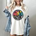 ABCD The Teacher Tour Back To School First Day Of School Women's Comfort Colors T-Shirt Ivory