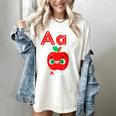 A Is For Apple Pre-K Kindergarten Teacher Student Women's Comfort Colors T-Shirt Ivory