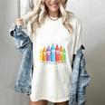 Art Teacher COMPLIMENTARY Colors Always Have Things To Say Women's Comfort Colors T-Shirt Ivory Art Teacher COMPLIMENTARY Colors Always Have Things To Say Women's Comfort Colors T-Shirt Ivory