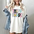 Back To School Third Grade Teacher First Day Of 3rd Grade Women's Comfort Colors T-Shirt Ivory Back To School Third Grade Teacher First Day Of 3rd Grade Women's Comfort Colors T-Shirt Ivory