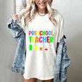 Battery Life Of a Preschool School Teacher School Week Women's Comfort Colors T-Shirt Ivory
