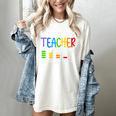 Battery Life Of A Teacher School Teacher Appreciation Women's Comfort Colors T-Shirt Ivory Battery Life Of A Teacher School Teacher Appreciation Women's Comfort Colors T-Shirt Ivory