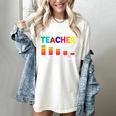 Battery Life Of a Teacher Shirt Thanksgiving Teacher Women's Comfort Colors T-Shirt Ivory Battery Life Of a Teacher Shirt Thanksgiving Teacher Women's Comfort Colors T-Shirt Ivory