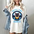 Batty About Books Lover Teacher Librarian Bookish Halloween For Men Women Kids Women's Comfort Colors T-Shirt Ivory
