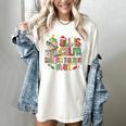 Book Tree All Is Calm Said No Teacher Ever Christmas Women's Comfort Colors T-Shirt Ivory Book Tree All Is Calm Said No Teacher Ever Christmas Women's Comfort Colors T-Shirt Ivory