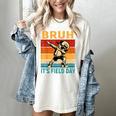 Bruh It's Field Day Teacher Happy Field Day Dabbing Boy Women's Comfort Colors T-Shirt Ivory Bruh It's Field Day Teacher Happy Field Day Dabbing Boy Women's Comfort Colors T-Shirt Ivory