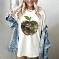 Camo Apple Camouflage Clothing School Student Camo Teacher Men Women Kids Women's Comfort Colors T-Shirt Ivory