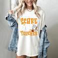 You Can't Scare Me I'm A Teacher Halloween Spooky Season Women's Comfort Colors T-Shirt Ivory