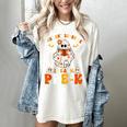 You Cant Scare Me I Teach Pre-K Teacher Halloween Women's Comfort Colors T-Shirt Ivory