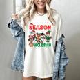 Christmas Sped Teacher Tis The Season For Inclusion Women Women's Comfort Colors T-Shirt Ivory Christmas Sped Teacher Tis The Season For Inclusion Women Women's Comfort Colors T-Shirt Ivory