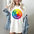Color Wheel Palette Shirt Artist Painter Art Teacher Tshirt Women's Comfort Colors T-Shirt Ivory Color Wheel Palette Shirt Artist Painter Art Teacher Tshirt Women's Comfort Colors T-Shirt Ivory