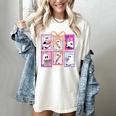 Coquette Bow Spooky Teacher Ghost Halloween Trick Or Teach Women's Comfort Colors T-Shirt Ivory Coquette Bow Spooky Teacher Ghost Halloween Trick Or Teach Women's Comfort Colors T-Shirt Ivory