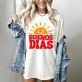 Cute Bilingual Spanish Teacher Buenos Dias Sunshine Women's Comfort Colors T-Shirt Ivory Cute Bilingual Spanish Teacher Buenos Dias Sunshine Women's Comfort Colors T-Shirt Ivory
